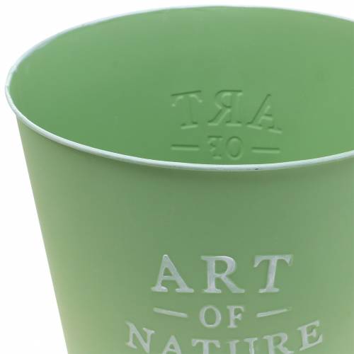 Itens Vaso de flores de zinco Art of Nature verde menta Ø17,5cm A15cm