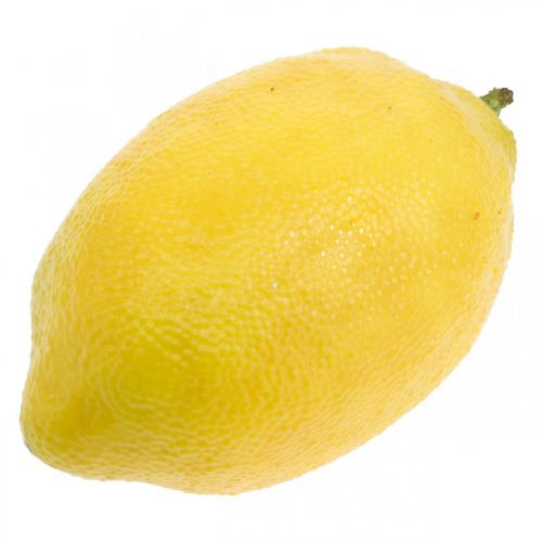 Floristik24 Frutas artificiais, limão, frutas decorativas C8,5cm Ø5cm 4 unidades