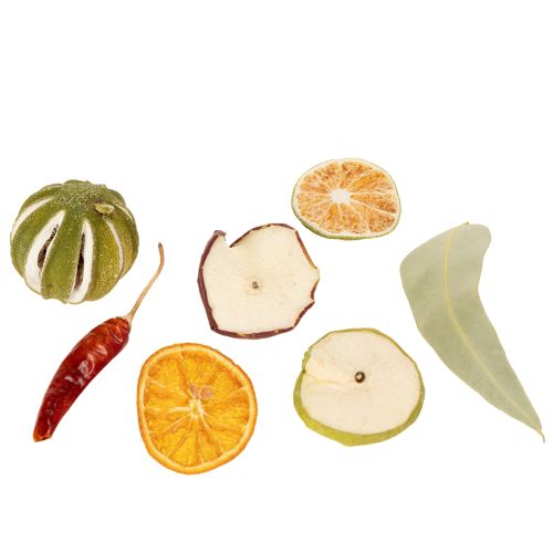 Itens Fatias de frutas secas para decoração natural e projetos de artesanato (100g)
