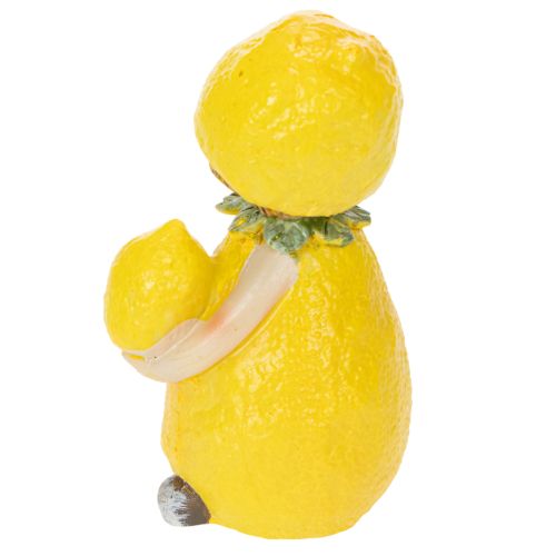 Itens Conjunto de 3 estatuetas Lemon Child, decoração de mesa encantadora para o verão em estilo vintage, para salas de estar e varandas, 9 cm.