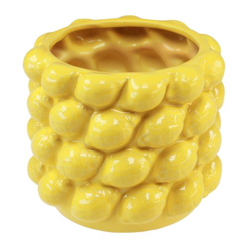 Floristik24 Vaso de limão plantador de cerâmica amarelo limão Ø17cm Alt.15cm