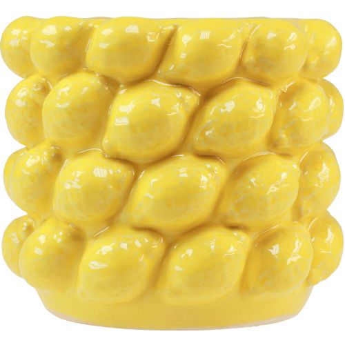 Floristik24 Vaso de limão plantador de cerâmica amarelo limão Ø17cm Alt.15cm