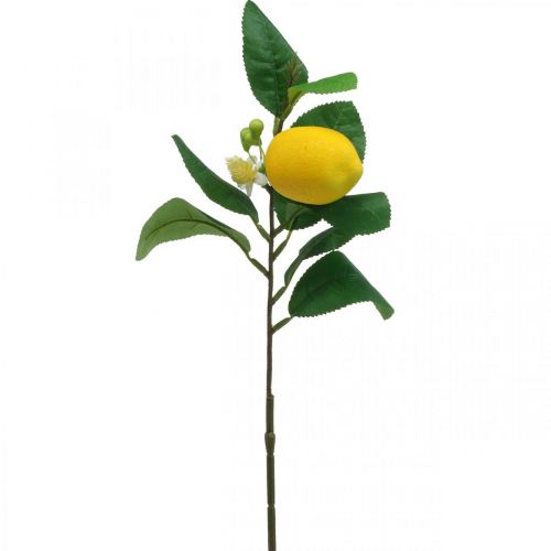 Floristik24 Ramo Deco limão ramo de limão artificial 42cm 3pcs