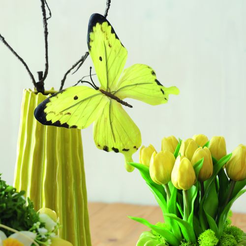 Itens Ramo em forma de borboleta, decoração artística de primavera para interiores, 75 cm