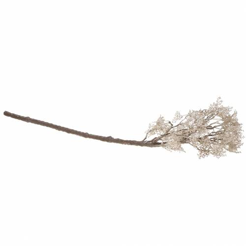 Floristik24 Ramo Deco ouro rosa metalizado 62cm