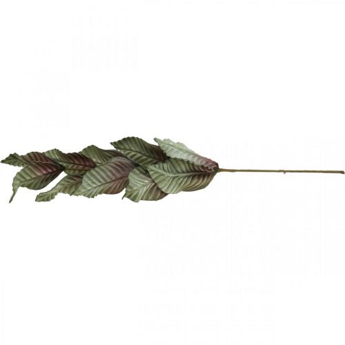 Itens Planta artificial deco ramo verde vermelho marrom espuma H68cm