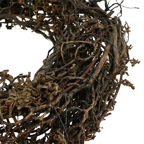 Floristik24 Coroa de ramos Ø25cm 2pcs. Natureza