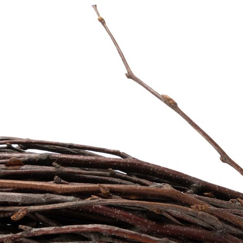 Itens Coroa decorativa clássica de salgueiro para arranjos criativos, 59 cm