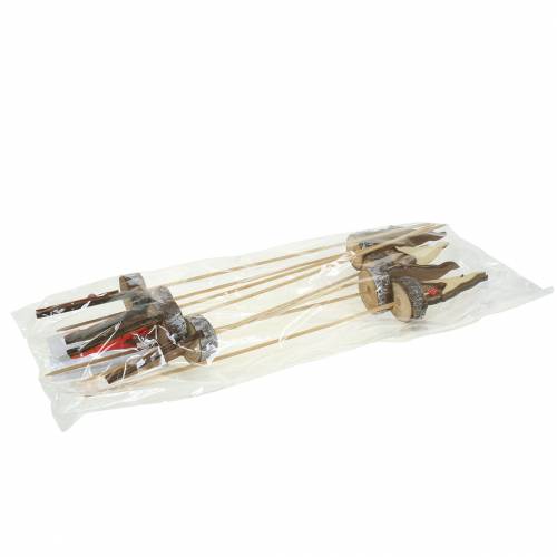 Floristik24 Plug decorativo anão 9cm 8pcs