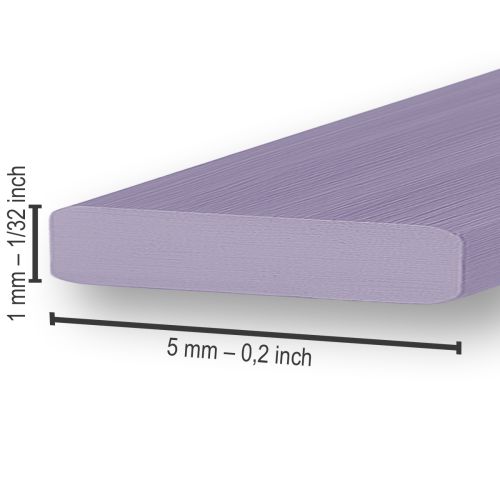 Itens Lavanda fio plano de alumínio 5mm 10m