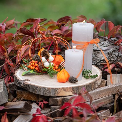 Itens Arame de alumínio para artesanato, laranja, Ø2mm, 500g, 60m, para decorações DIY.