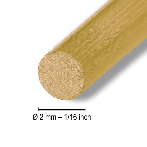 Itens Fio de alumínio 2mm fio artesanal fio decorativo dourado 60m 500g