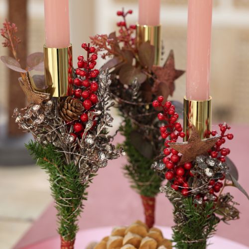 Itens Berry Pick Vermelho 23cm 12 unidades