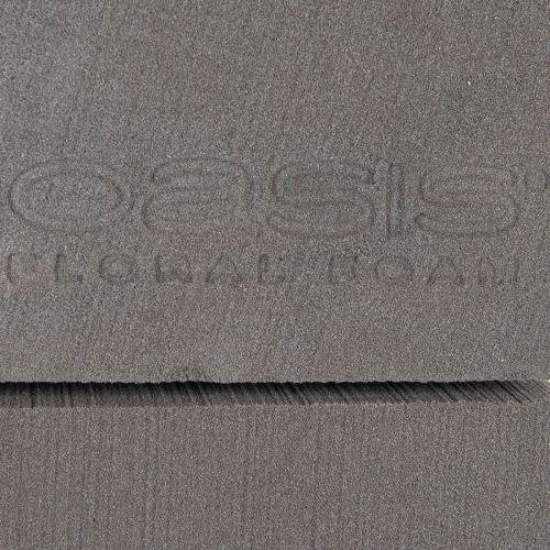 Itens Figura de cacto em espuma floral, preta, 38 cm x 74 cm