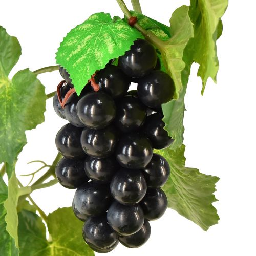 Itens Guirlanda de folhas decoração de uvas verde azul 169x10x15cm