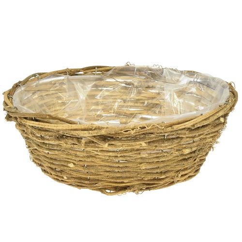 Itens Tigela de flores Tigela decorativa natural com videiras Ø31cm Alt.11cm