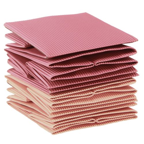 Itens Saco de flores saco de papel com folha rosa salmão 10,5cm 6 un
