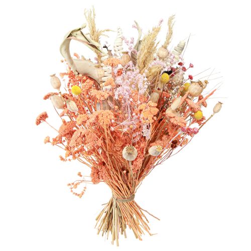 Itens Buquê de flores secas coloridas Buquê exótico 55cm 120g
