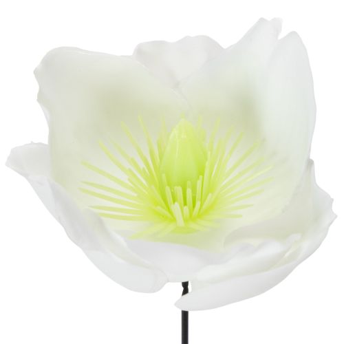 Itens Rosa de Natal em arame, branca, 50 peças