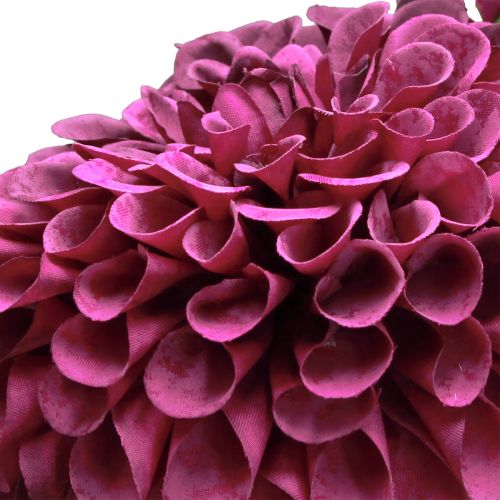 Itens Flores artificiais dália com flores roxas Ø10cm C80cm 2 unidades