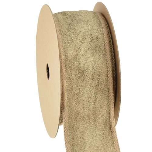 Itens Fita de veludo fita decorativa fita de joias veludo marrom W50mm L8m