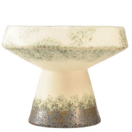 Itens Tigela decorativa tigela de cerâmica creme cinza esverdeado Ø20cm Alt.16cm