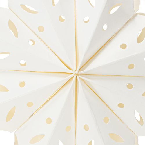 Itens Elegantes flocos de neve de papel para decoração de inverno e Natal.