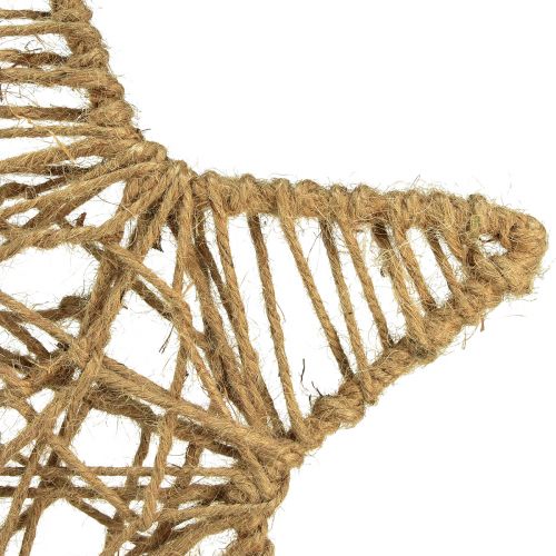 Itens Estrela decorativa para estrela suspensa em juta natural 28cm 4 un