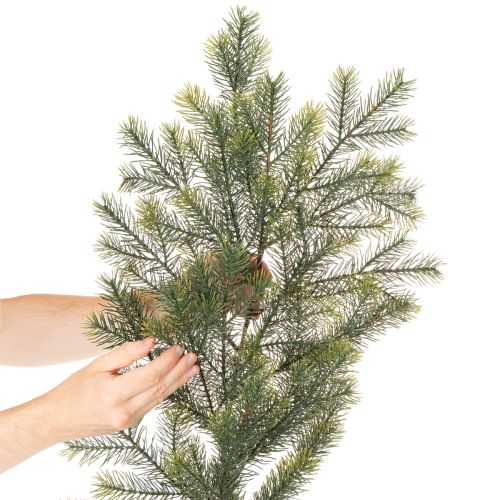 Guirlanda artificial de ramos de pinheiro para arranjos florais criativos, 175 cm | Floristik24.pt