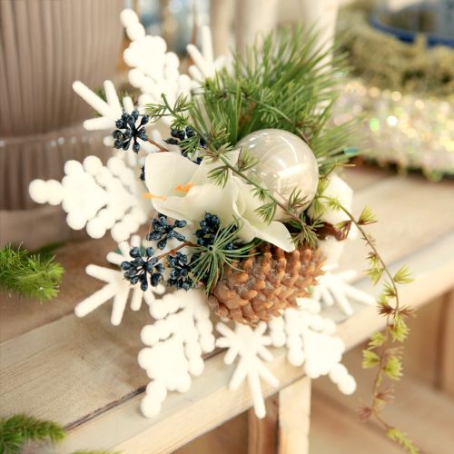 Itens Ramo decorativo de lariço, cones artificiais reais 93cm
