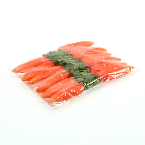 Floristik24 Deco cenouras laranja 11cm 12uds