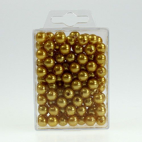 Itens Contas decorativas Ø10mm douradas 115 un