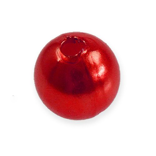 Itens Contas decorativas Ø10mm vermelhas 115 un