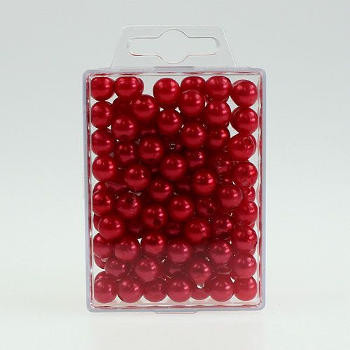 Itens Contas decorativas Ø10mm vermelhas 115 un