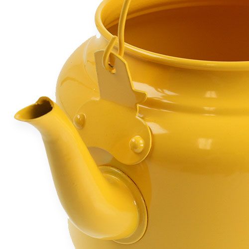 Floristik24 Bule Ø15cm Alt.19cm amarelo gema
