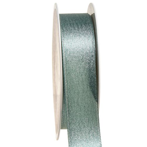 Floristik24 Fita decorativa fita decorativa glamour verde cintilante W25mm L20m