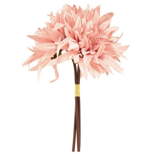 Itens Flores decorativas dália flor rosa artificial Ø15cm C28cm 3 un