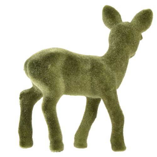 Itens Figura decorativa veado fulvo reunido figuras de Natal verde 10,5 cm 6 unidades