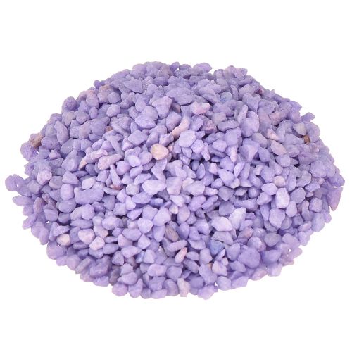 Floristik24 Grânulos decorativos pedras decorativas lilases roxas 2mm - 3mm 2kg