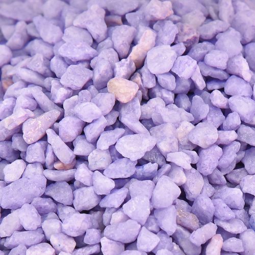 Floristik24 Grânulos decorativos pedras decorativas lilases roxas 2mm - 3mm 2kg