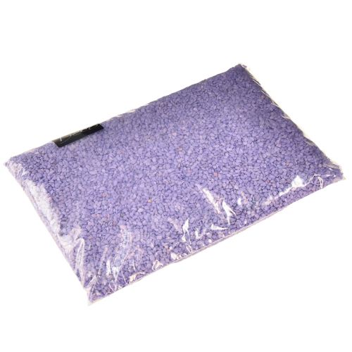Floristik24 Grânulos decorativos pedras decorativas lilases roxas 2mm - 3mm 2kg