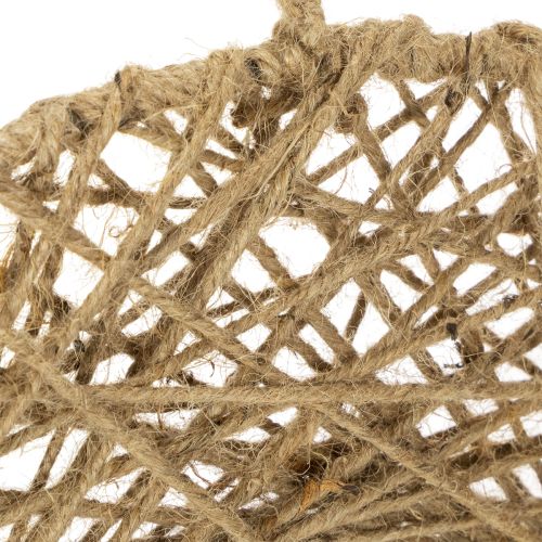 Itens Anéis decorativos de juta, estilo natural, decoração suspensa, estilo boho, Ø38cm, 2 peças, anéis de metal, decoração de parede, decoração de janela