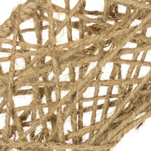 Itens Anéis decorativos de juta, estilo natural, decoração suspensa, estilo boho, Ø38cm, 2 peças, anéis de metal, decoração de parede, decoração de janela