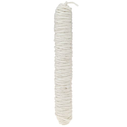 Floristik24 Fio de pavio 55m branco