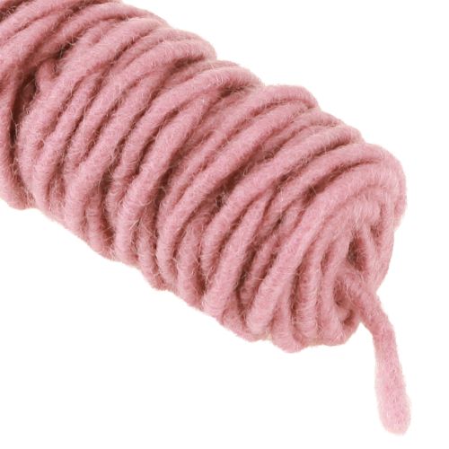 Itens Fio de feltro Wick rosa velho 55m
