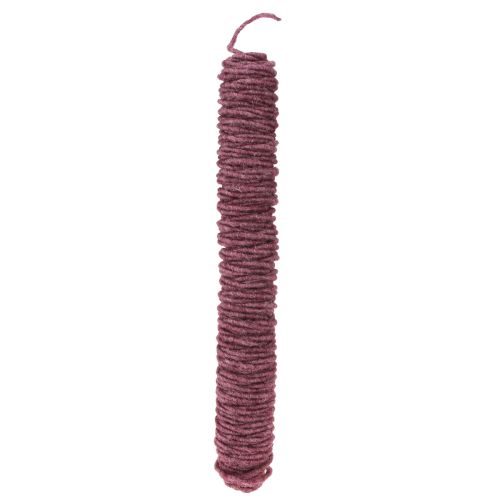 Floristik24 Fio de feltro para pavio violeta 55m