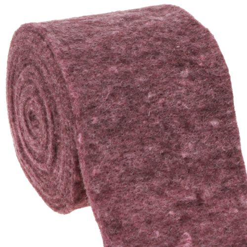 Floristik24 Fita de feltro, fita para vaso berry 15cm 5m