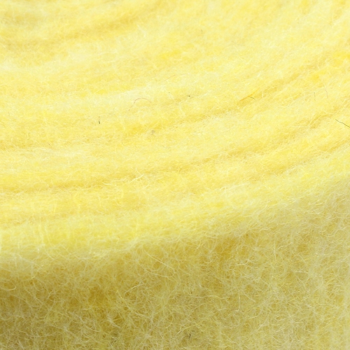 Fita de feltro amarelo claro 15cm 5m
