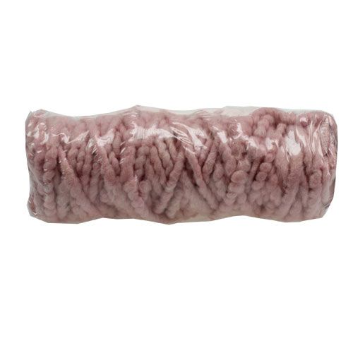 Itens Cordão de feltro polar Mirabell 25m rosa