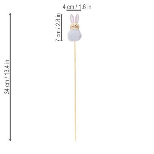 Itens Coelhinhos de Páscoa fofinhos para uma Páscoa alegre, decoração de quarto, 34 cm, 12 peças